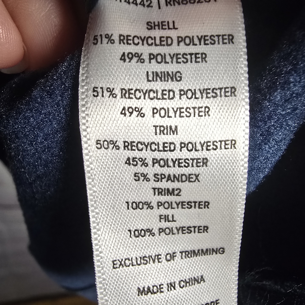 Mondetta Outdoor Project Women's Dark Blue Puffer Vest Size Large‎ Pockets - Picture 6 of 6